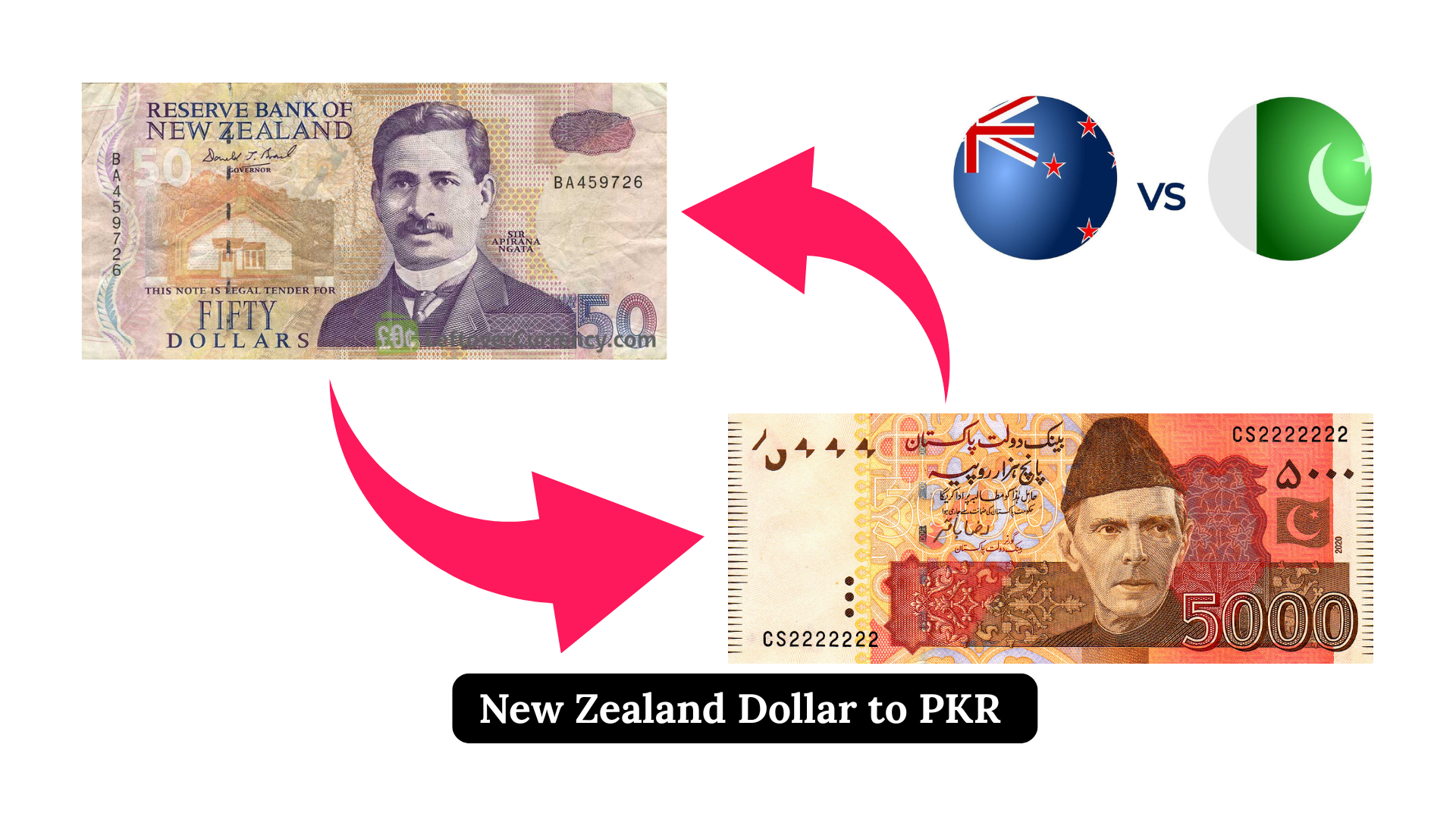 New Zealand Dollar to PKR