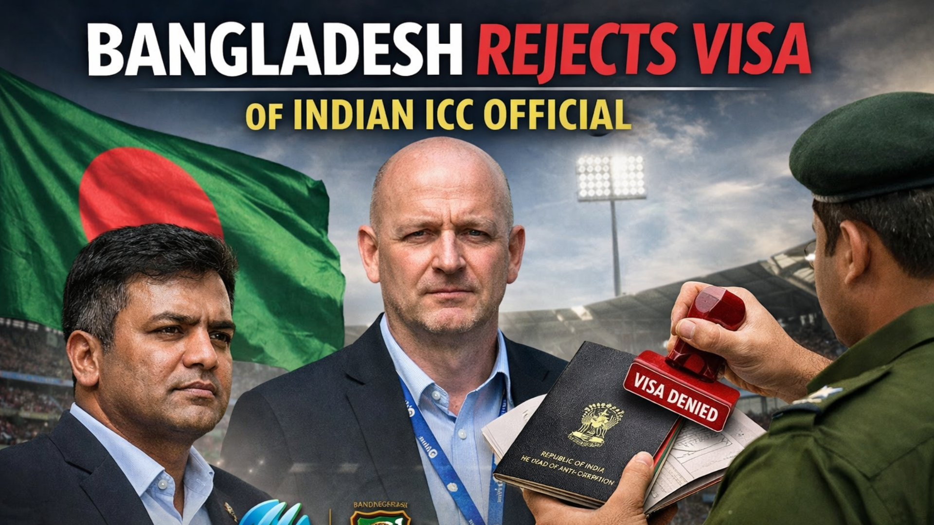 Bangladesh Rejects Visa for Indian ICC Official Amid Rising Cricket and Diplomatic Tensions
