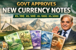 Govt Approves Printing of 4 Currency Notes With New Designs in Pakistan