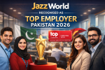 JazzWorld Recognised as a Top Employer for 2026 in Pakistan