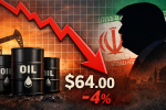 Oil Prices Plunge Nearly 4% After Trump Iran Comments