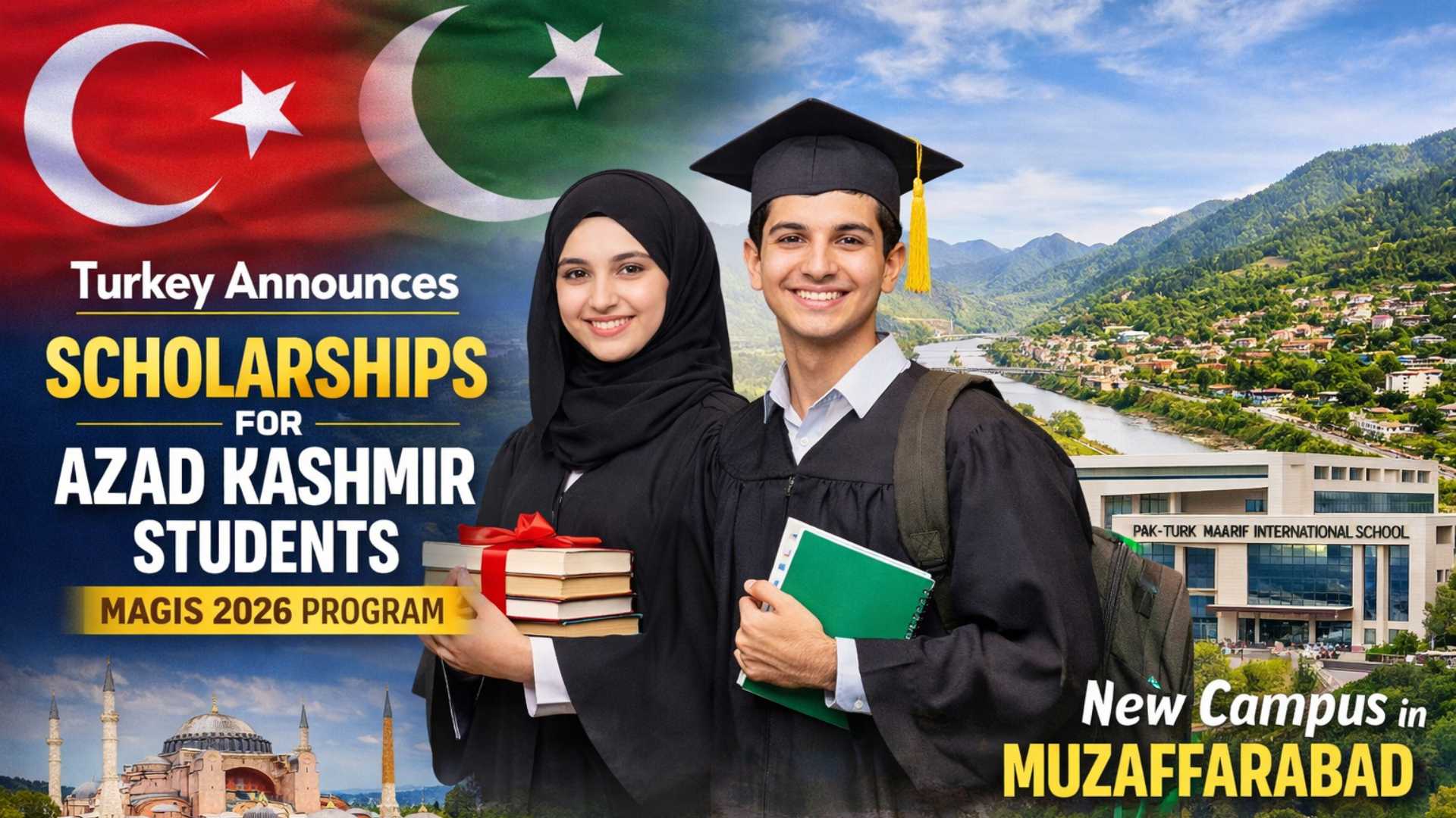 Turkey Scholarships for Azad Kashmir Students Announced Under MAGIS 2026
