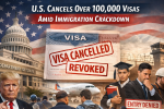 US Cancels Over 100,000 Visas Amid Immigration Crackdown