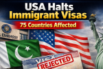 USA Stops Immigrant Visas for 75 Countries Including Pakistan